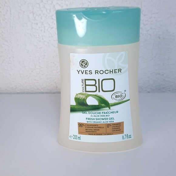Yves Rocher Culture BIO Aloe Vera Shower Gel 6.7 fl oz, 200ml Made in France - Picture 1 of 5